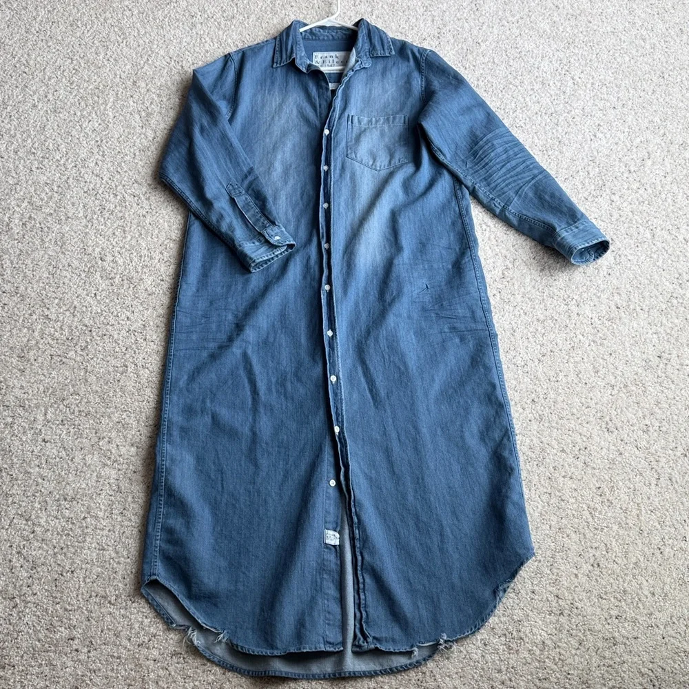 FRANK & EILEEN Rory Famous Denim Shirtdress - Picture 7 of 16